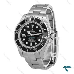 ساعت مردانه رولکس Sea Dweller Deepsea استیل صفحه مشکی Rolex-6621-G