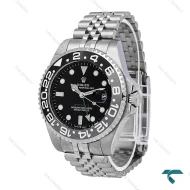 ساعت مردانه رولکس GMT مستر 2 استیل مشکی بند جوبیلی Rolex-6624-G