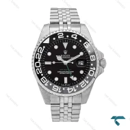 ساعت مردانه رولکس GMT مستر 2 استیل مشکی بند جوبیلی Rolex-6624-G