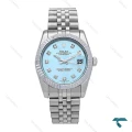 ساعت مردانه رولکس دیت جاست استیل صفحه آبی آسمانی Rolex-6630-G