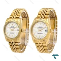 ساعت ست رولکس طلایی صفحه سفید خطی Rolex-6638-S