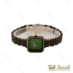ساعت دنیل ولینگتون زنانه مربعی مشکی صفحه سبز DW-5627-L