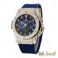 ساعت هابلوت مردانه سه موتوره کرنوگراف سیلور سرمه ای Hublot-5641-G