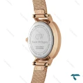 ساعت مچی زنانه DW مینی گرد رزگلد حصیری DW-6650-L