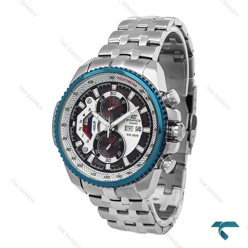 ساعت کاسیو ادیفایس Ef-558 مردانه آبی نقره ای Casio-6662-G