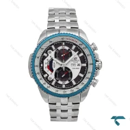 ساعت کاسیو ادیفایس Ef-558 مردانه آبی نقره ای Casio-6662-G