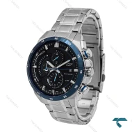 کاسیو ادیفایس EQS-600 مردانه سیلور صفحه سرمه ای Casio-6663-G