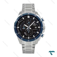 کاسیو ادیفایس EQS-600 مردانه سیلور صفحه سرمه ای Casio-6663-G