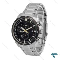 ساعت مردانه کاسیو ادیفایس EQS-600 نقره ای عقربه طلایی Casio-6665-G