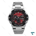 ساعت کاسیو جیشاک GST-B400 مردانه نقره ای صفحه قرمز Casio-6666-G
