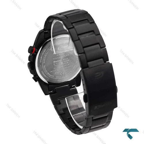 ساعت کاسیو ادیفایس EQB-1200 مردانه مشکی صفحه پپسی Casio-6669-G