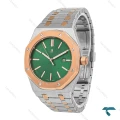 ساعت مردانه AP دورنگ رزگلد صفحه سبز AP-6676-G