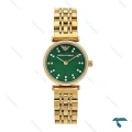 ساعت زنانه امپریو آرمانی مینی طلایی صفحه سبز Armani-6684-L