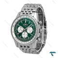ساعت مردانه برایتلینگ NAVITIMER خلبانی سیلور صفحه سبز Breitling-6700-G