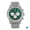 ساعت مردانه برایتلینگ NAVITIMER خلبانی سیلور صفحه سبز Breitling-6700-G