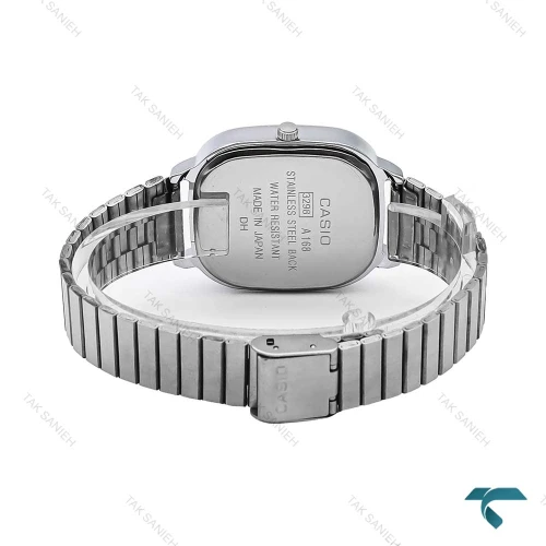 ساعت مچی مردانه کاسیو چهارگوش سیلور صفحه سرمه ای Casio-6706-G