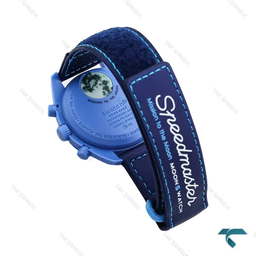 ساعت امگا سواچ ماموریت به ماه سرمه ای Omega-6723-U