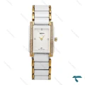 ساعت رادو Integral زنانه طلایی سفید دورنگین Rado-6729-L