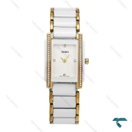 ساعت رادو Integral زنانه طلایی سفید دورنگین Rado-6729-L