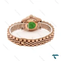 ساعت رولکس زنانه دیت جاست رزگلد صفحه مشکی اسمال Rolex-6735-L