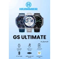 ساعت هوشمند هامر GS Ultmate اورجینال نقره ای سرمه ای Hummer-6751-U