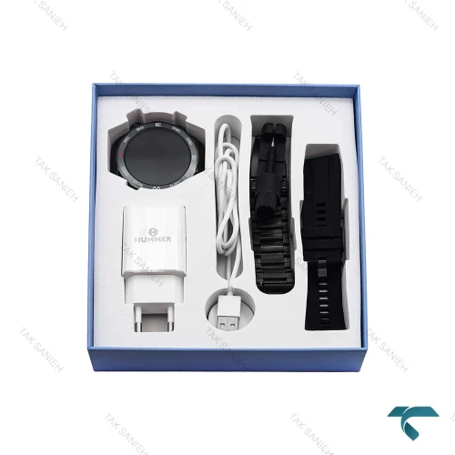 ساعت هوشمند Hummer GS Ultmate هامر اورجینال مشکی Hummer-6754-U