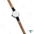 ساعت زنانه دنیل ولینگتون مینی گرد سیلور بند چرم مشکی DW-6770-L