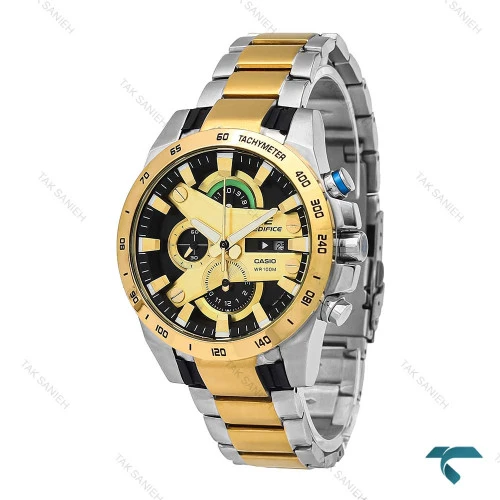 ساعت کاسیو ادیفیس EFR-540 مردانه دو رنگ طلایی Edifice-6773-G