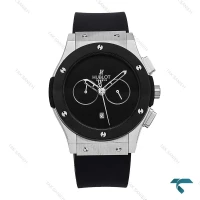 ساعت زنانه سیلور مشکی مهندسی Hublot-6784-G
