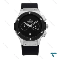 ساعت هابلوت مردانه نقره ای مشکی مهندسی Hublot-6785-L