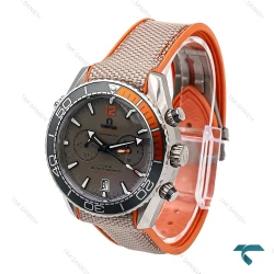 ساعت مردانه امگا سیمستر سه موتوره طوسی نارنجی Omega-6799-G