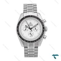 ساعت مردانه امگا اسپیدمستر پروفشنال نقره ای صفحه سفید Omega-6803-G