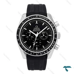 ساعت مردانه امگا اسپیدمستر بندرابر نقره ای مشکی Omega-6806-G
