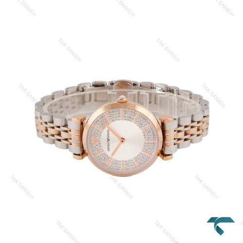 ساعت زنانه امپریو آرمانه دورنگ رزگلد Armani-6816-L