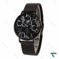 ساعت دنیل ولینگتون مردانه حصیری مشکی صفحه دلار DW-6826-G