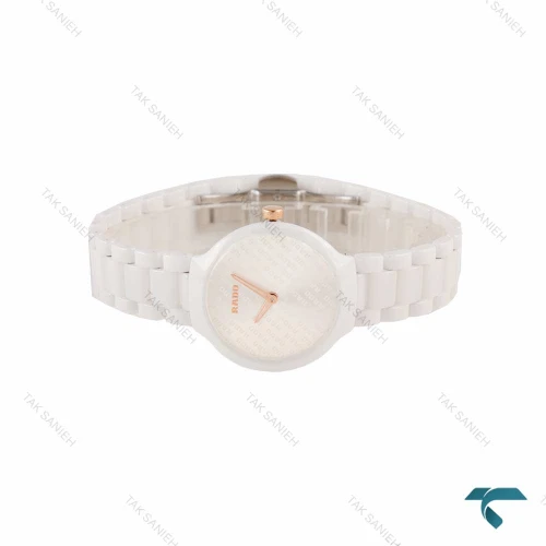 ساعت زنانه رادو سرامیکی سفید صفحه طرح رادو Rado-6843-L