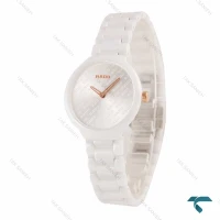 ساعت زنانه رادو سرامیکی سفید صفحه طرح رادو Rado-6843-L