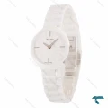 ساعت زنانه رادو سرامیکی سفید یخچالی Rado-6844-L