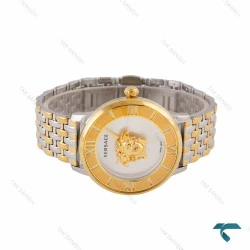 ساعت ورساچه La Medusa زنانه دورنگ طلایی Versace-6854-L
