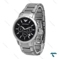 ساعت مردانه امپریو آرمانی سه موتوره استیل صفحه سرمه ای Armani-6855-G