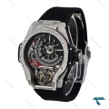ساعت مردانه هابلوت بیگ بنگ قاب سیلور فول نگین Hublot-6870-G