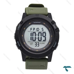 ساعت هامر مردانه دیجیتالی مشکی بند رابر سبز Hummer-6875-U