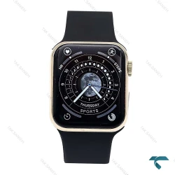 ساعت هوشمند هامر مشکی سری 9 قاب طلایی Hummer-6877-U