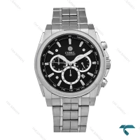 ساعت کوبل CB6291G مردانه نقره ای صفحه مشکی Cobel-6906-G