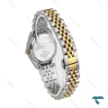 ساعت داتیس زنانه D8889 دورنگ طلایی صفحه مشکی Datis-6908-L