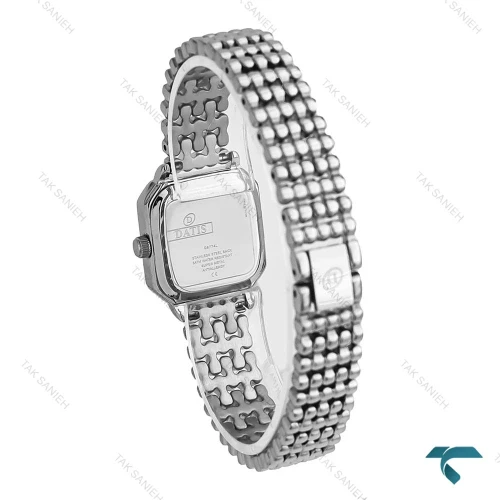 ساعت زنانه داتیس مربعی D8774L نقره ای صفحه سرمه ای Datis-6910-L