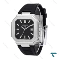 ساعت پتک فیلیپ Cubitus مردانه سیلور بند رابر مشکی Patek-6926-G