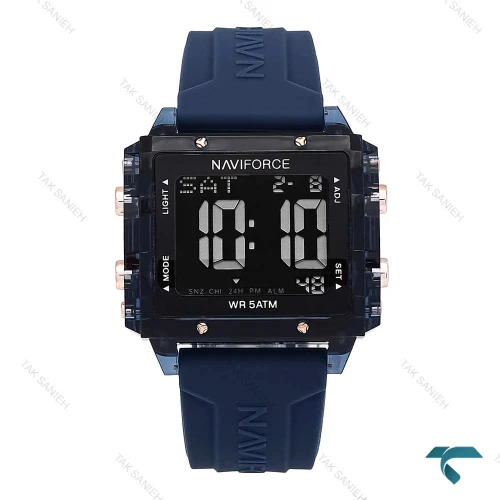 ساعت نیوی فورس NF7101 پسرانه سرمه ای NaviForce-6942-L
