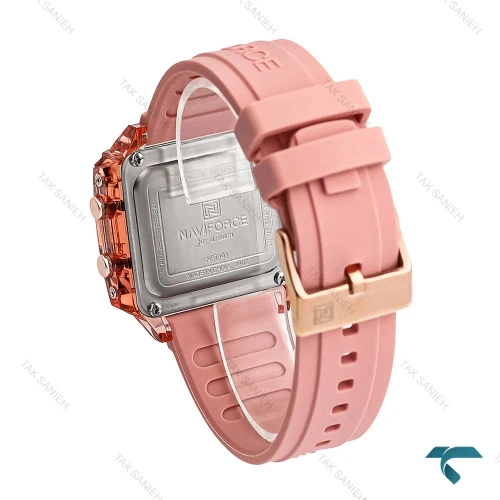 ساعت نیوی فورس NF7101 دخترانه صورتی NaviForce-6943-L