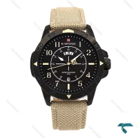 ساعت نیوی فورس NF9204 مردانه مشکی بند خاکی NaviForce-6952-G